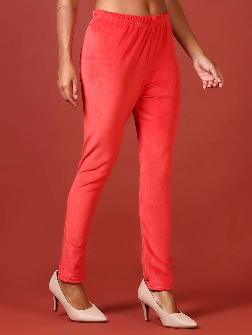 women solid mid rise woolen legging - 21639767 -  Standard Image - 2