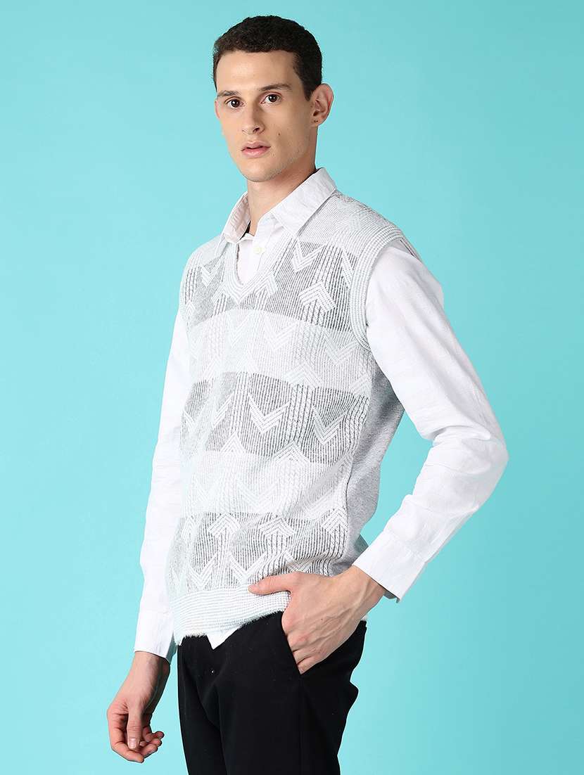 men self design sleeveless regular fit pullover  - 21639977 -  Standard Image - 2