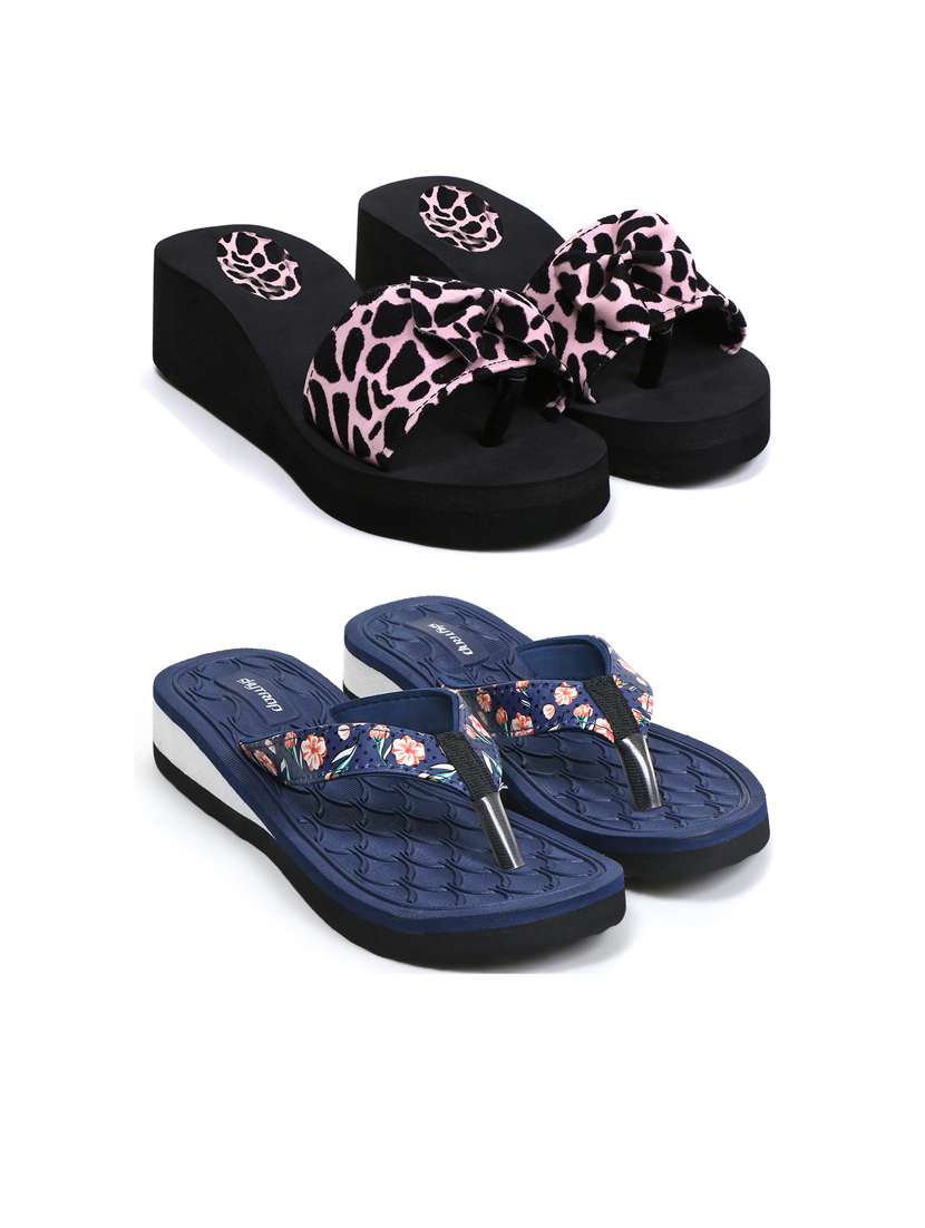 women pack of 2 slippers