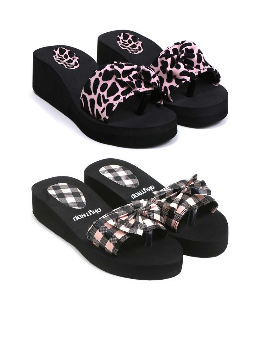 women pack of 2 comfy lounge flip-flops