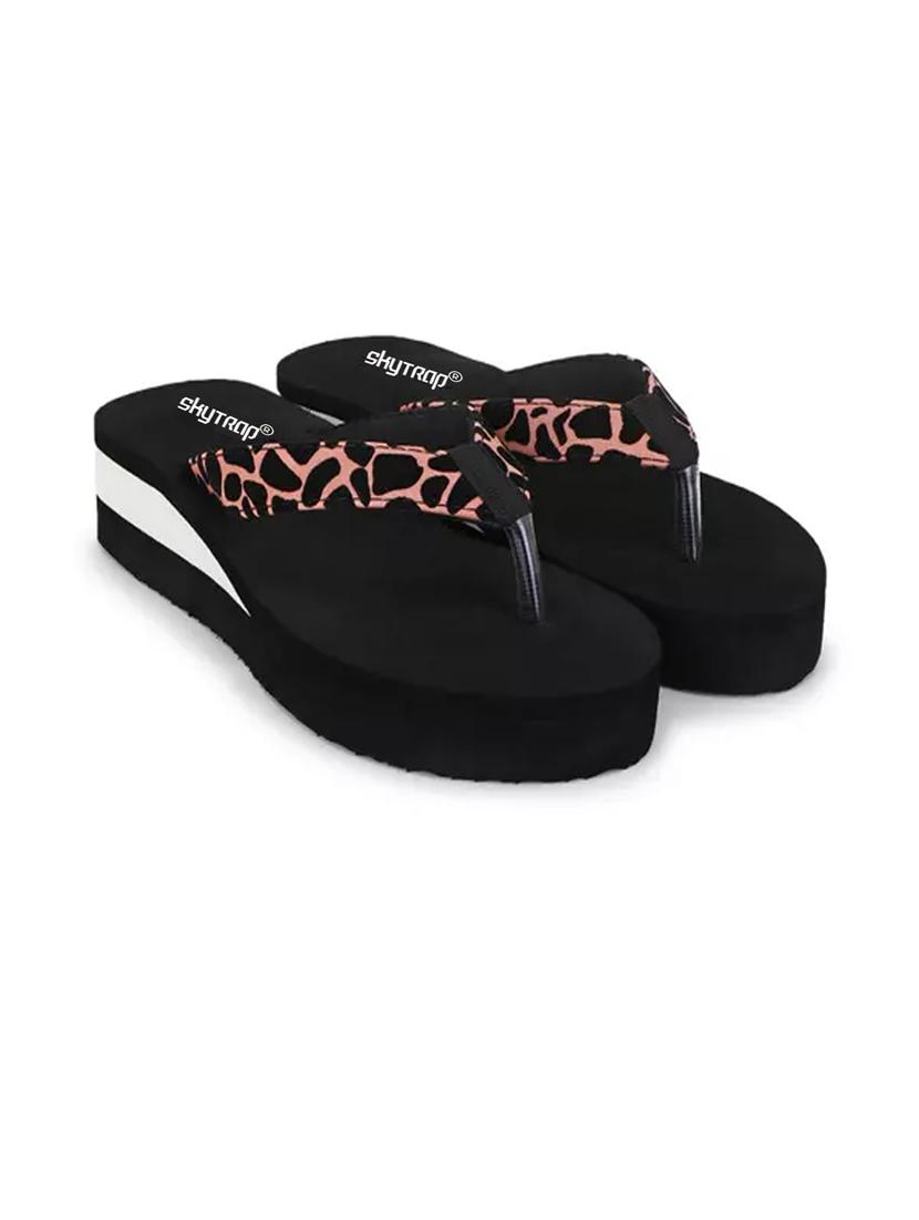 women black solid slippers - 21640695 -  Zoom Image - 0