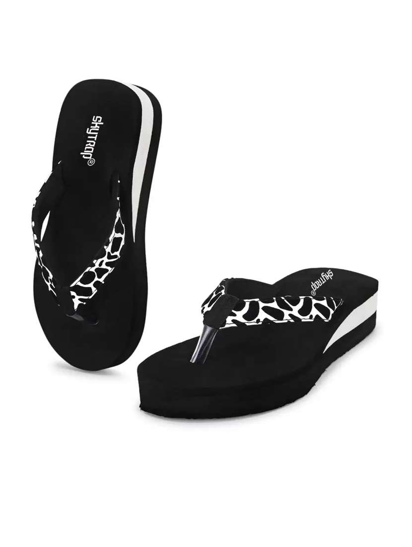 women black solid slippers - 21640738 -  Standard Image - 2