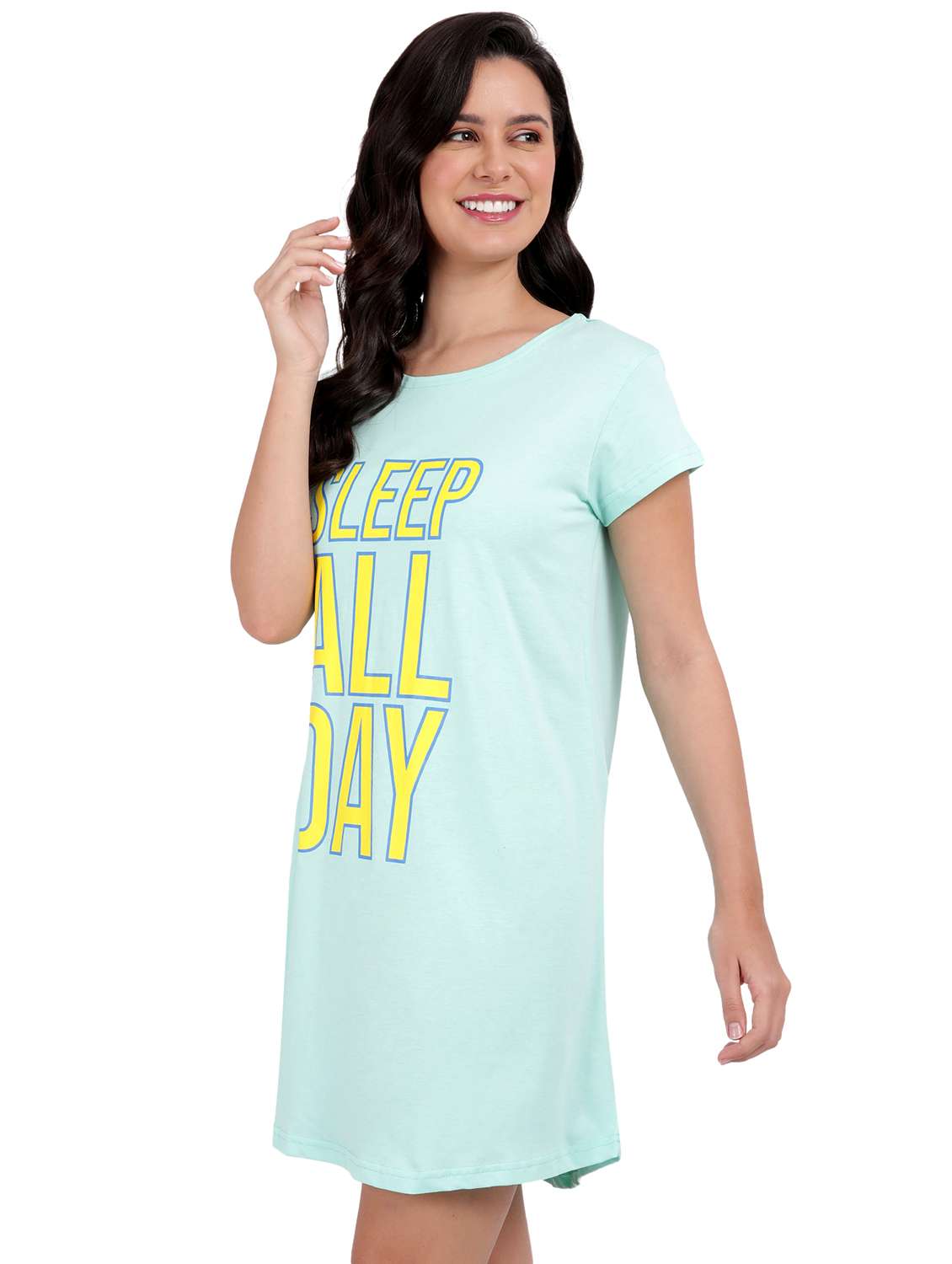 women printed cotton sleepshirts - 21641025 -  Standard Image - 2