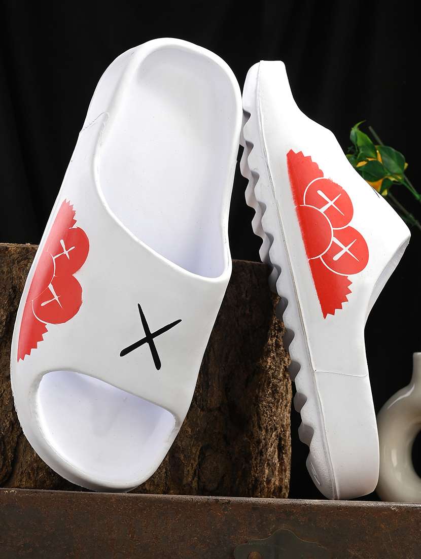 men printed slider flip flop - 21641107 -  Standard Image - 2