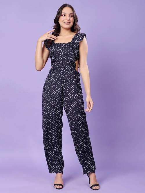 women printed full leg jumpsuit - 21641195 -  Standard Image - 0
