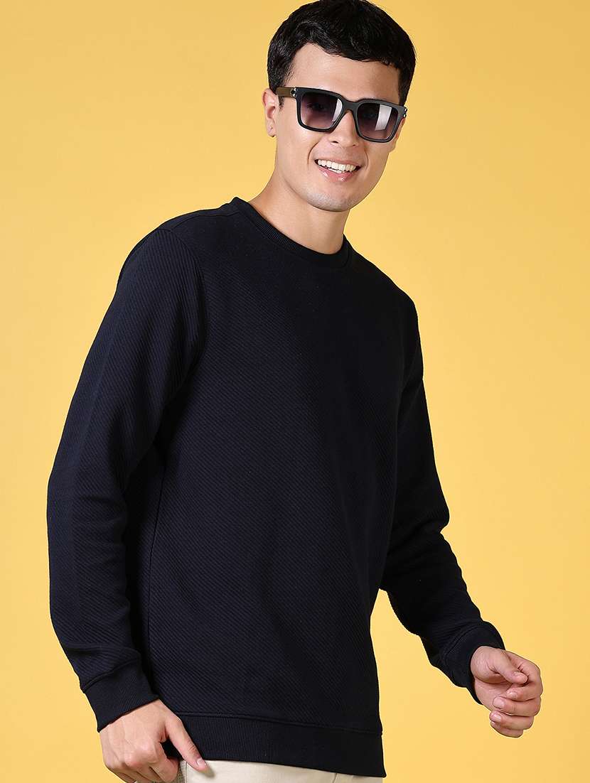 men solid long sleeve sweatshirt - 21641361 -  Standard Image - 2