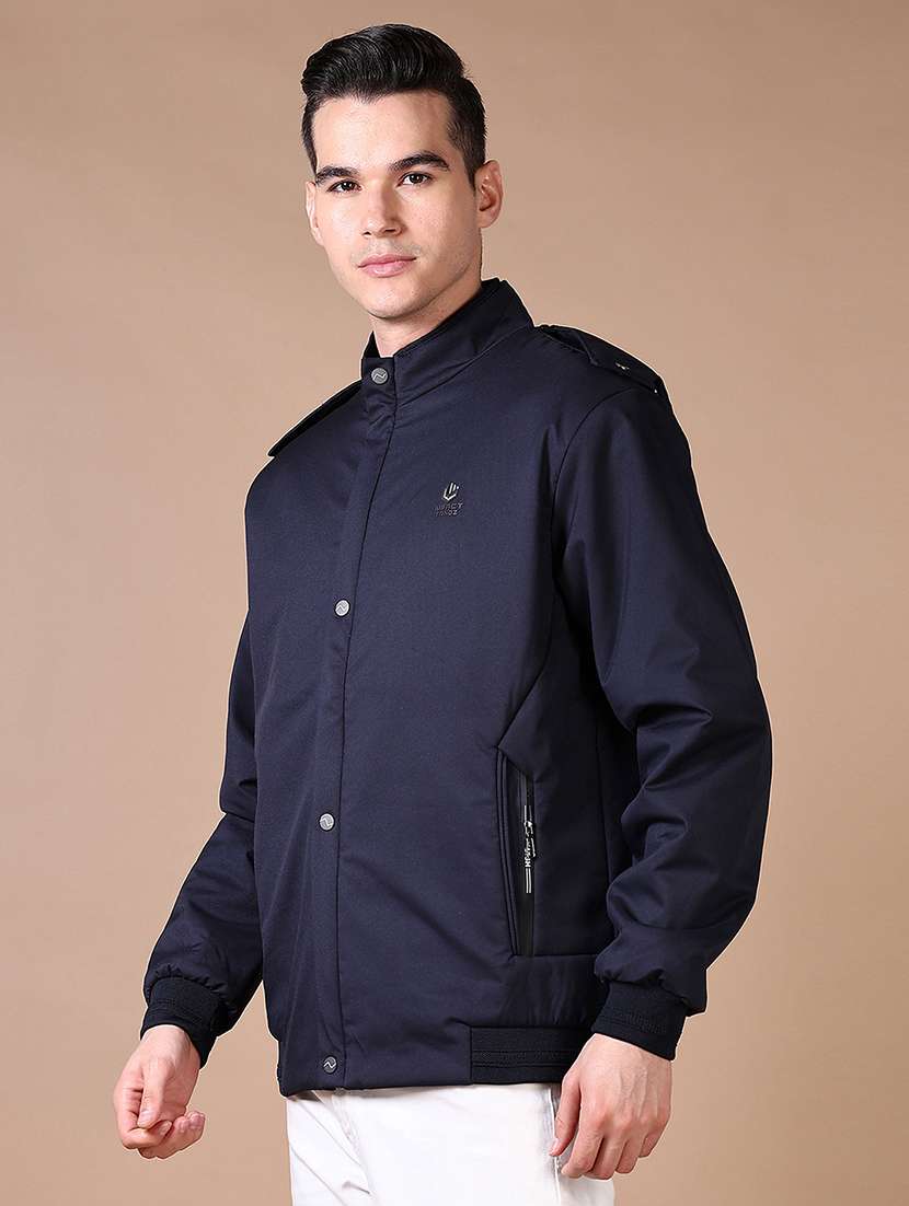 men solid long sleeve casual jacket - 21641375 -  Standard Image - 2