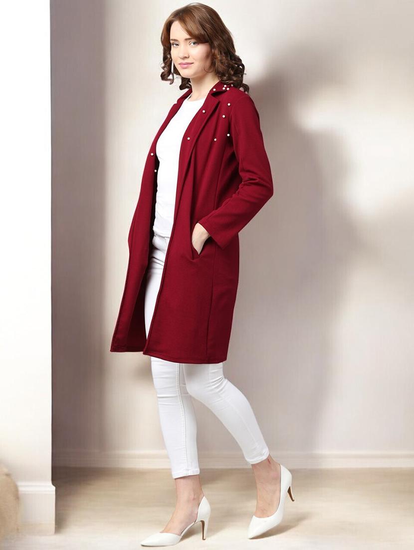 women embellished long sleeve regular shrug - 21641483 - Standard Image - 2