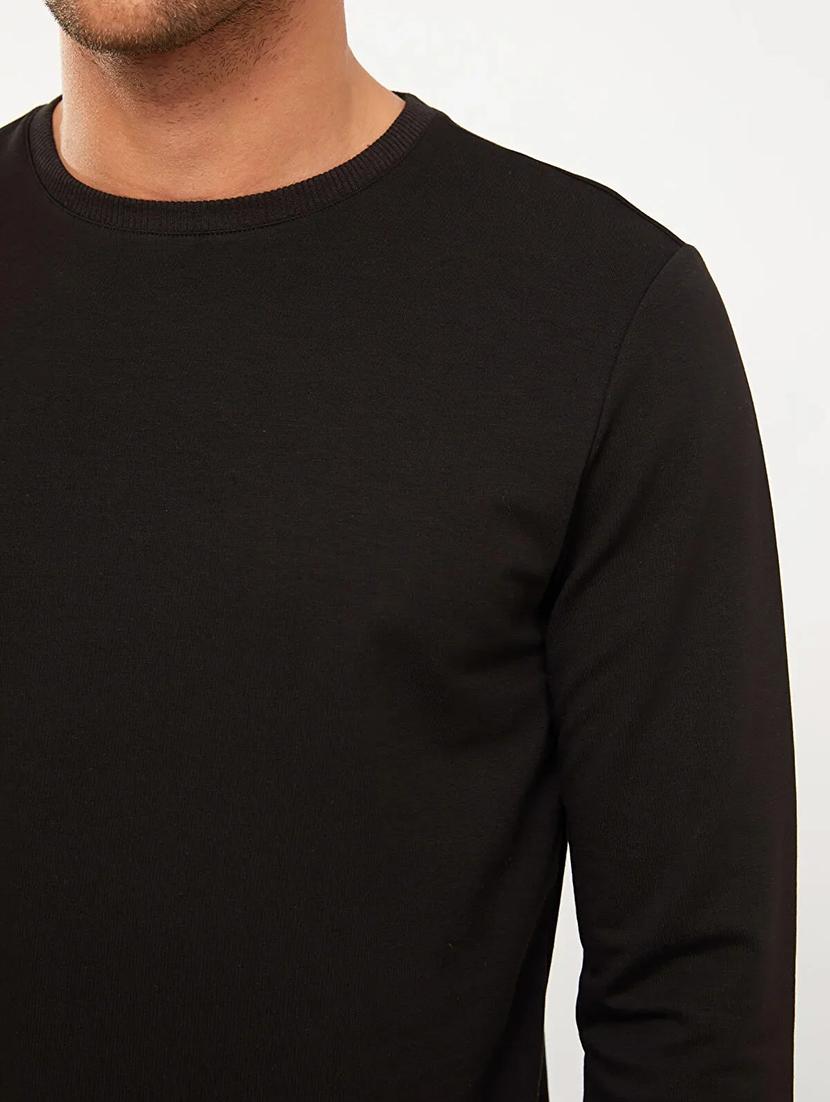 men front print crew neck sweatshirt - 21641714 - Standard Image - 2