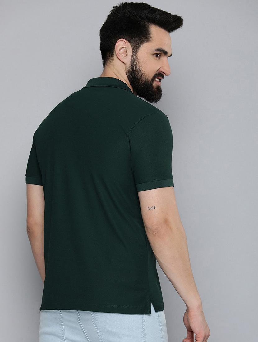 men slim fit solid polo t-shirt - 21642247 - Standard Image - 2