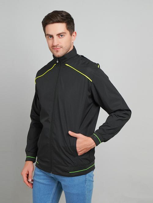 men solid long sleeve casual jacket - 21642264 -  Standard Image - 0