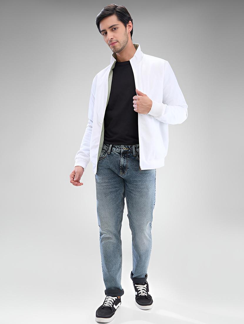 men solid long sleeve casual jacket - 21642284 - Standard Image - 2