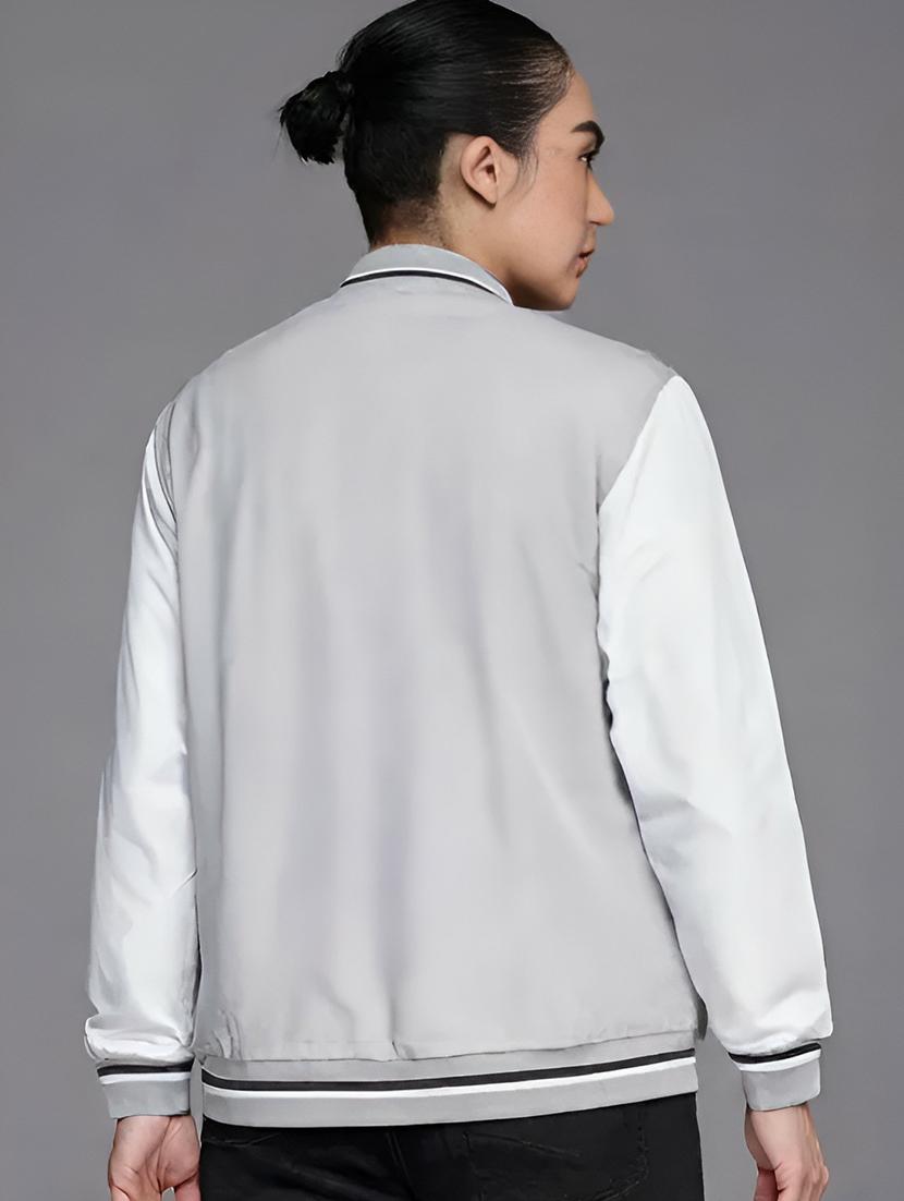 women color block long sleeve regular jacket - 21642369 - Standard Image - 2