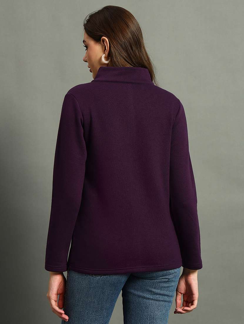 women placement print long sleeve sweatshirt - 21642424 -  Standard Image - 2