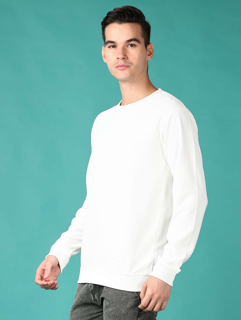 men regular fit solid long sleeve sweatshirt - 21642550 -  Standard Image - 2