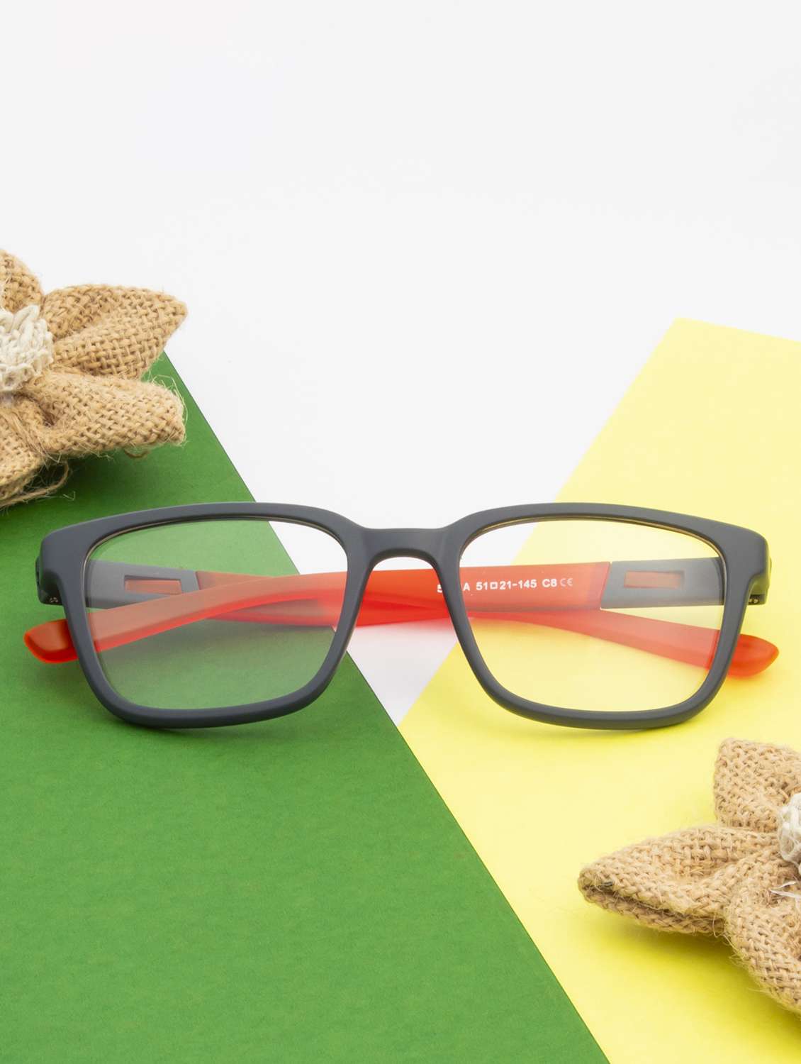 ted smith wayfarer matt blue spectacles frame for mens & womens