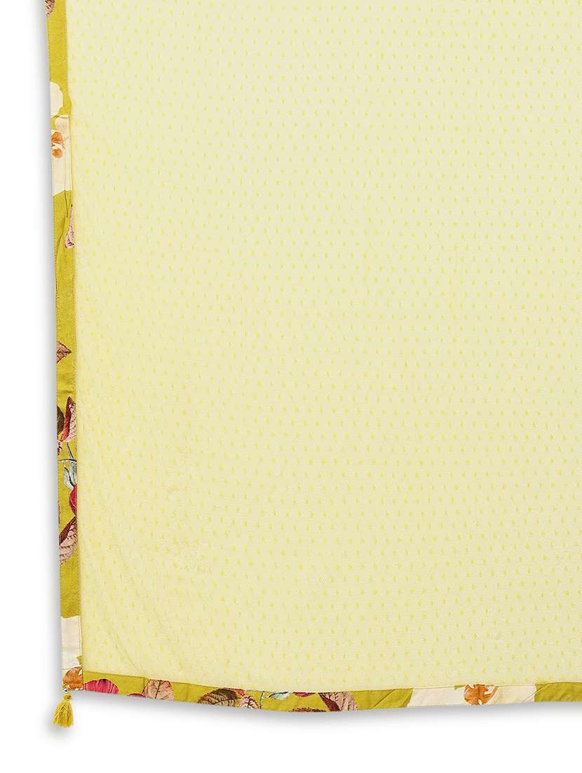 women floral sleeveless kurta dupatta set - 21643199 -  Standard Image - 7