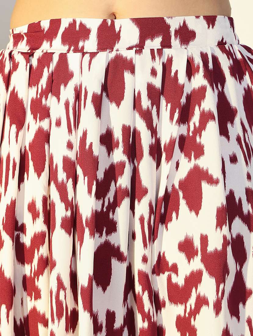 women printed top and skirt co-ord set - 21643261 -  Standard Image - 7