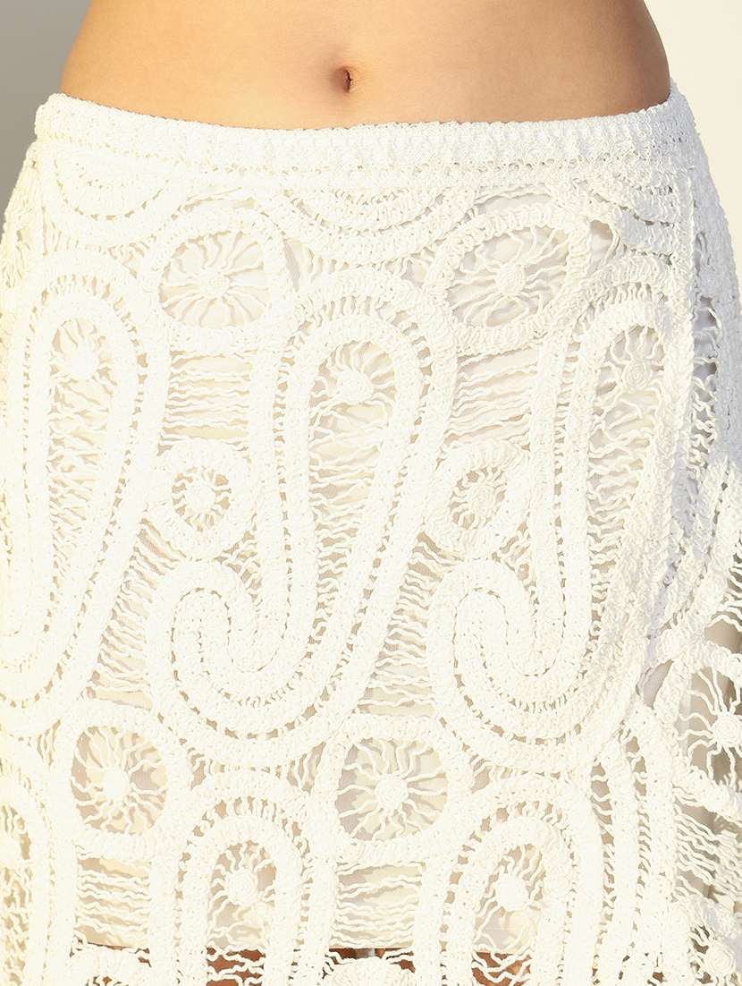 women crochet top and skirt co-ord set - 21643264 -  Standard Image - 7