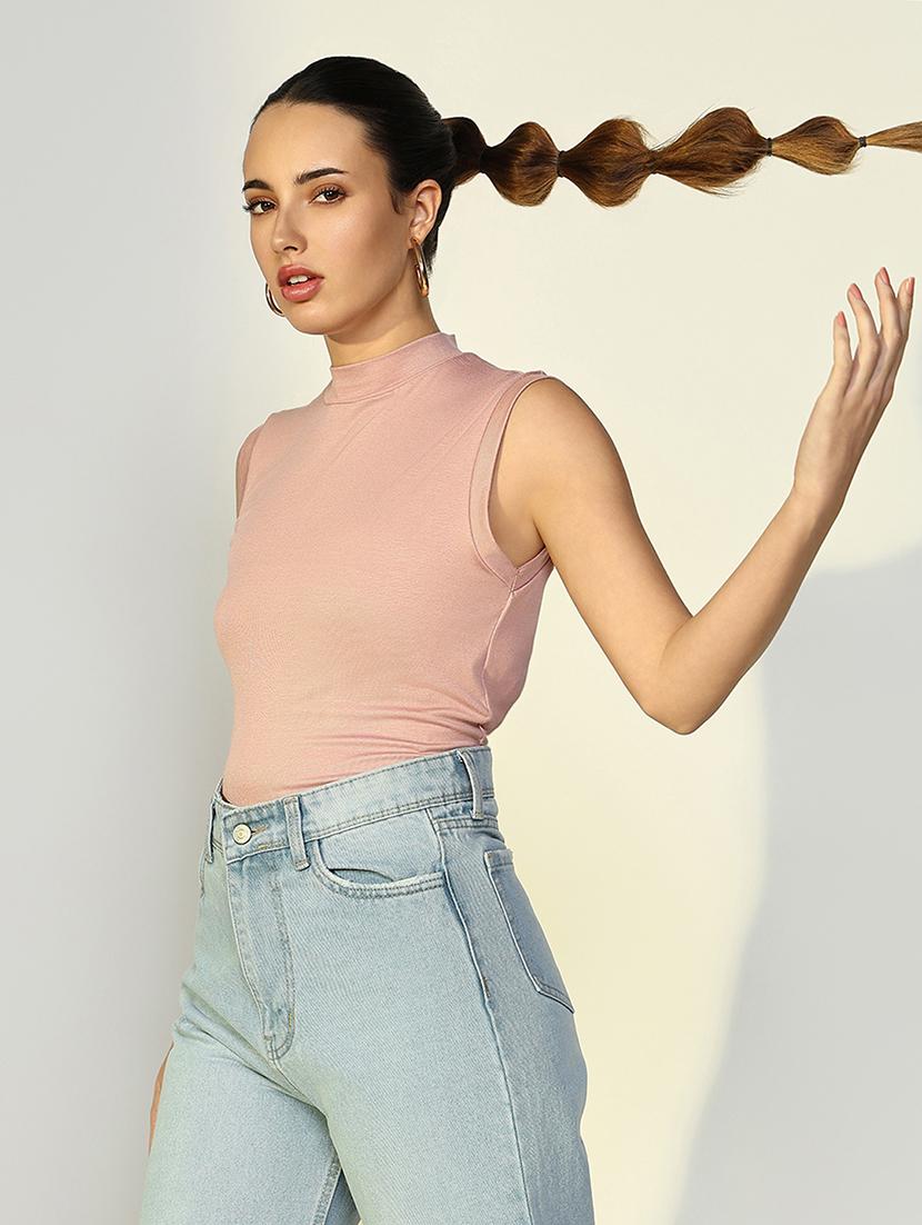 women solid sleeveless regular top - 21643389 - Standard Image - 2