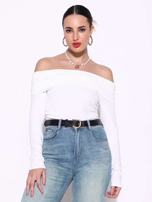 women solid sleeveless crop top - 21643406 -  Standard Image - 0