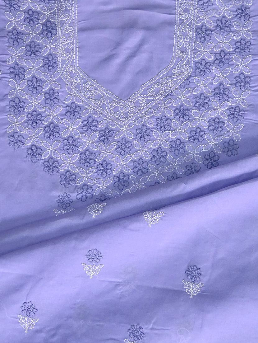 women chikankari work unstitched suit set - 21643592 - Standard Image - 2