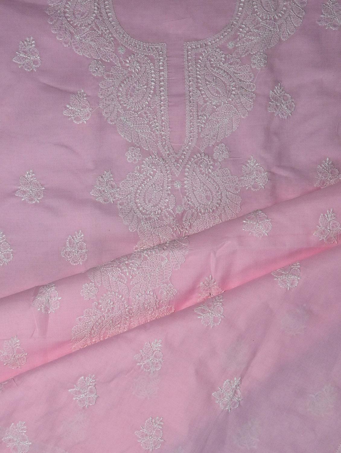 women chikankari work unstitched suit set - 21643602 - Standard Image - 2