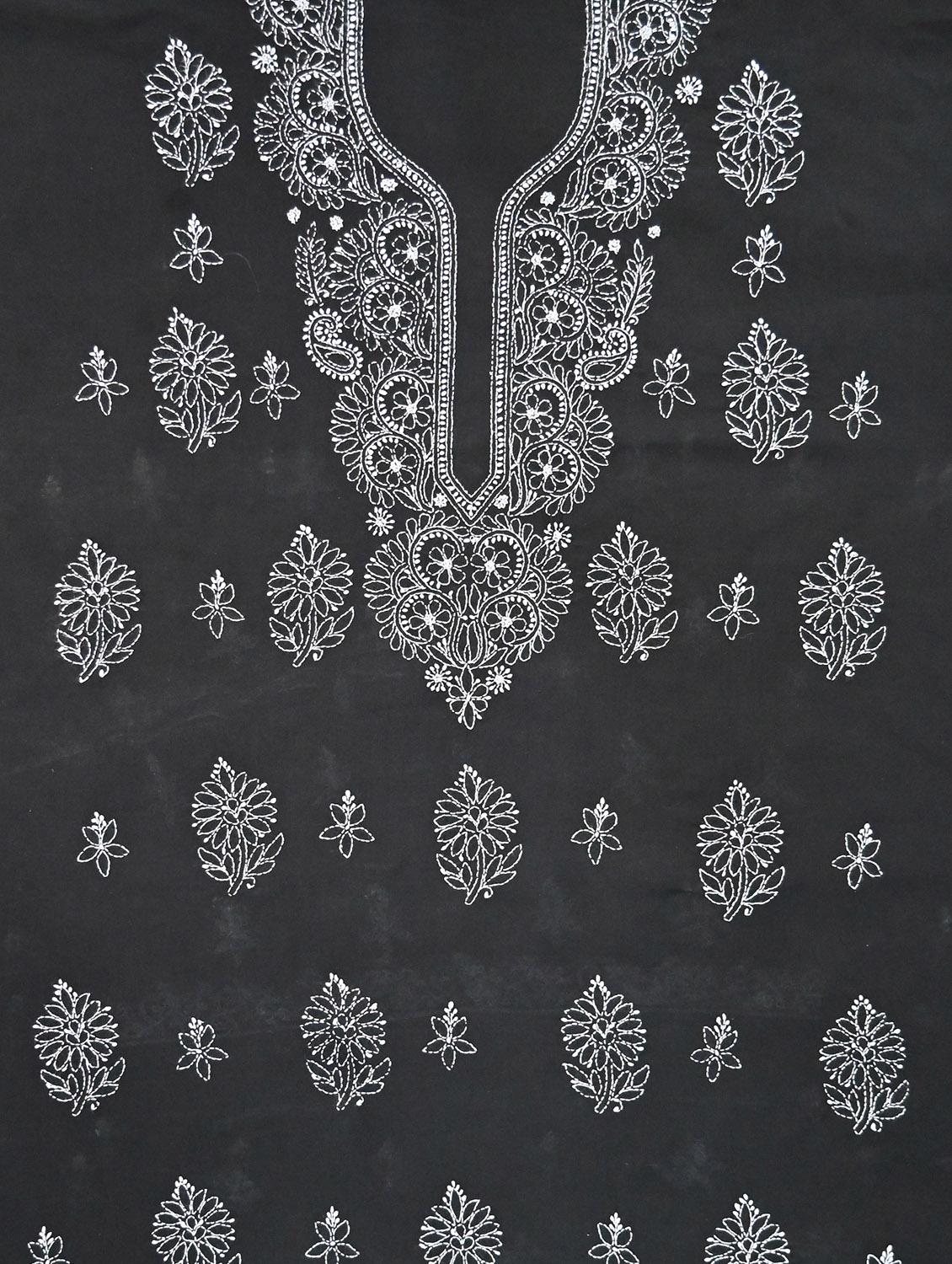 women chikankari work unstitched suit set - 21643616 - Standard Image - 2