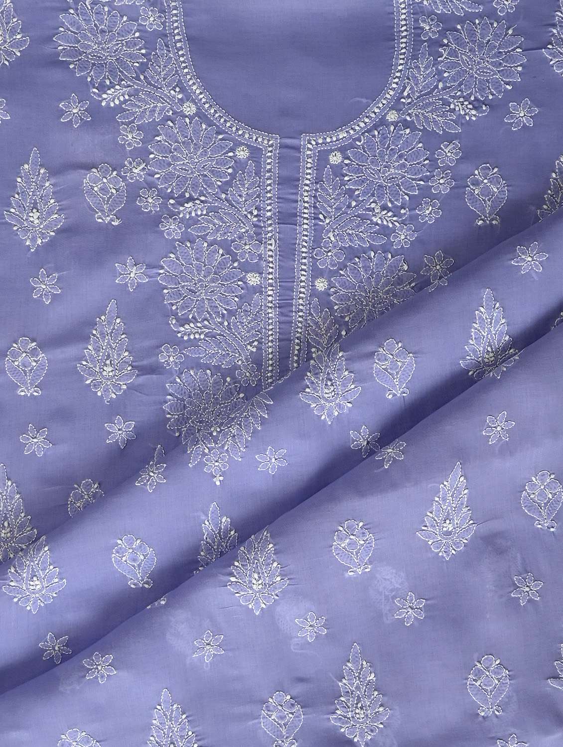 women chikankari work unstitched suit set - 21643623 - Standard Image - 2