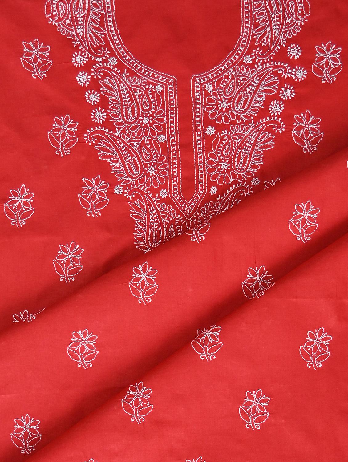 women chikankari work unstitched suit set - 21643632 - Standard Image - 2