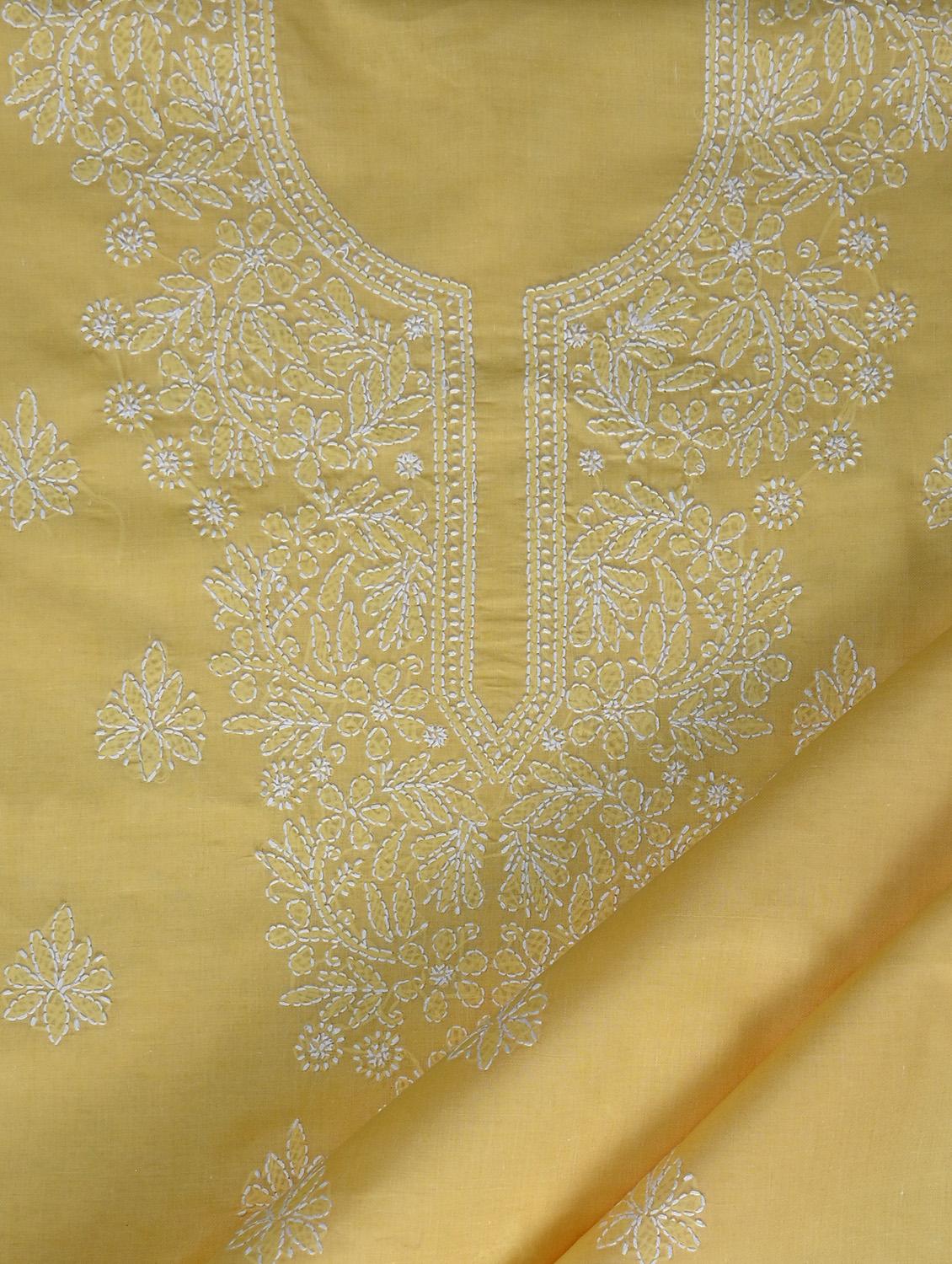 women chikankari work unstitched suit set - 21643645 - Standard Image - 2