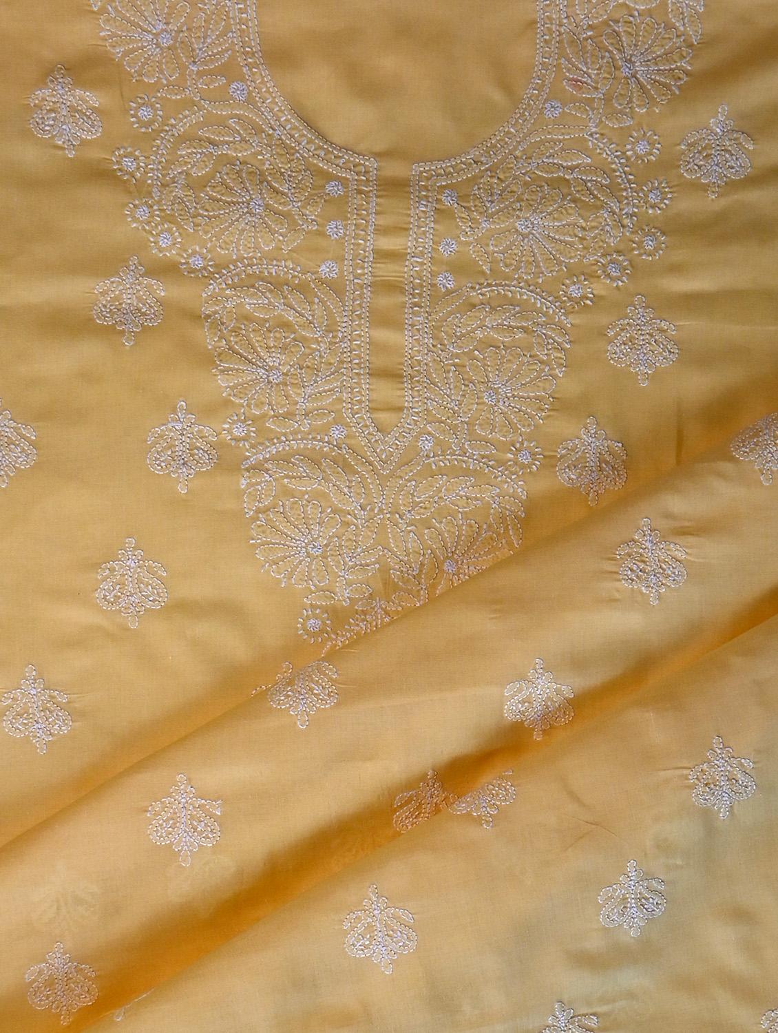women chikankari work unstitched suit set - 21643654 - Standard Image - 2