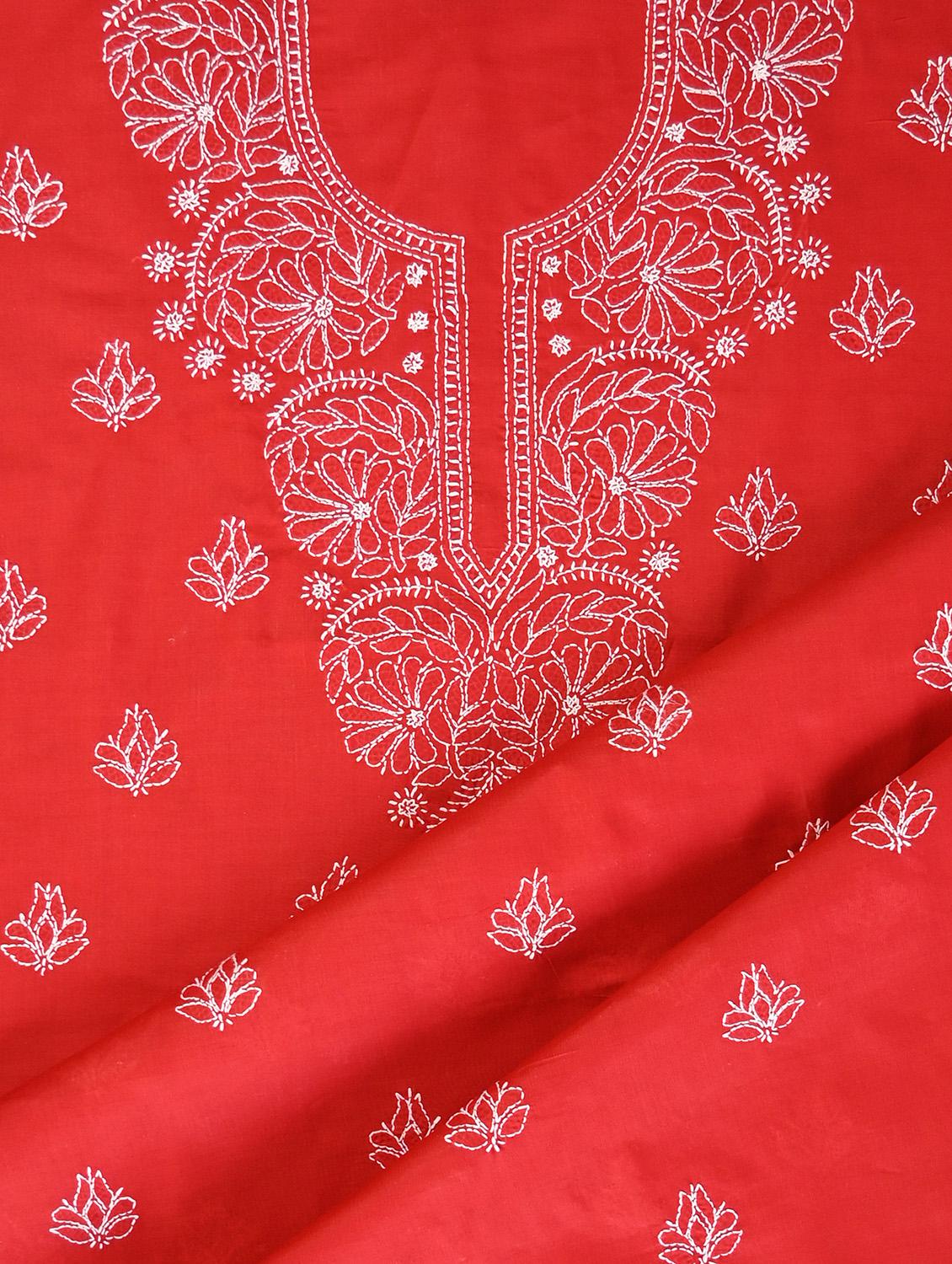 women chikankari work unstitched suit set - 21643657 - Standard Image - 2