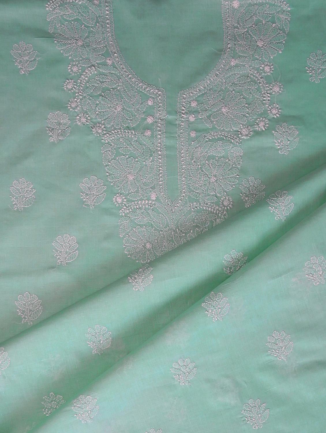 women chikankari work unstitched suit set - 21643658 - Standard Image - 2