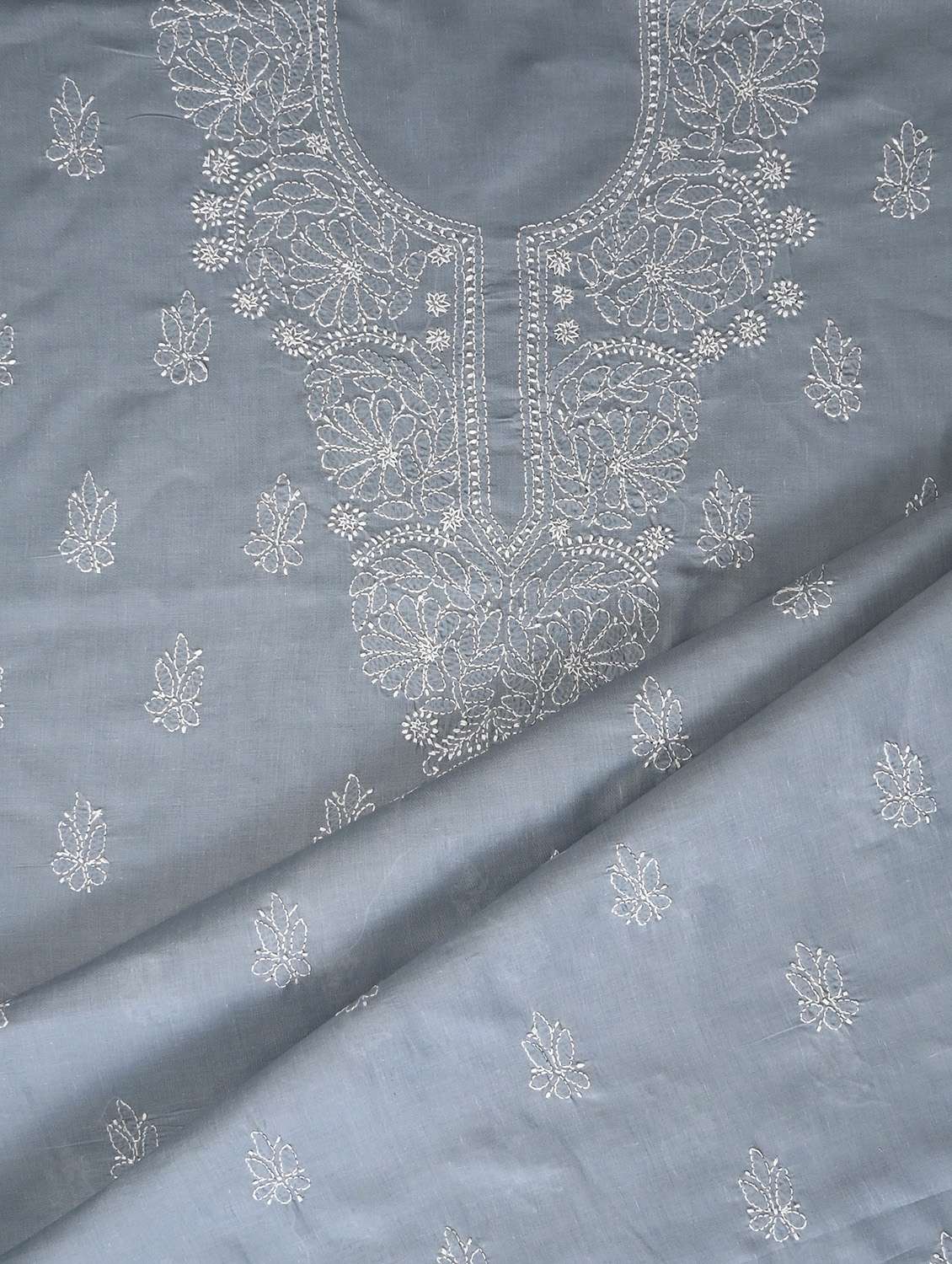 women chikankari work unstitched suit set - 21643660 -  Standard Image - 2