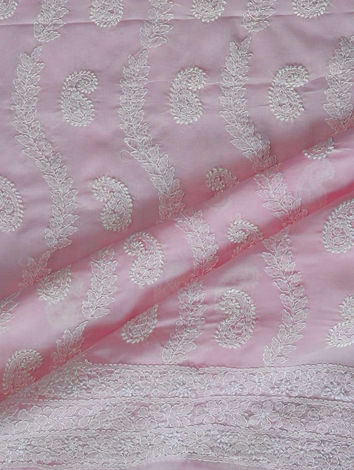 women chikankari work unstitched suit set - 21643671 - Standard Image - 2