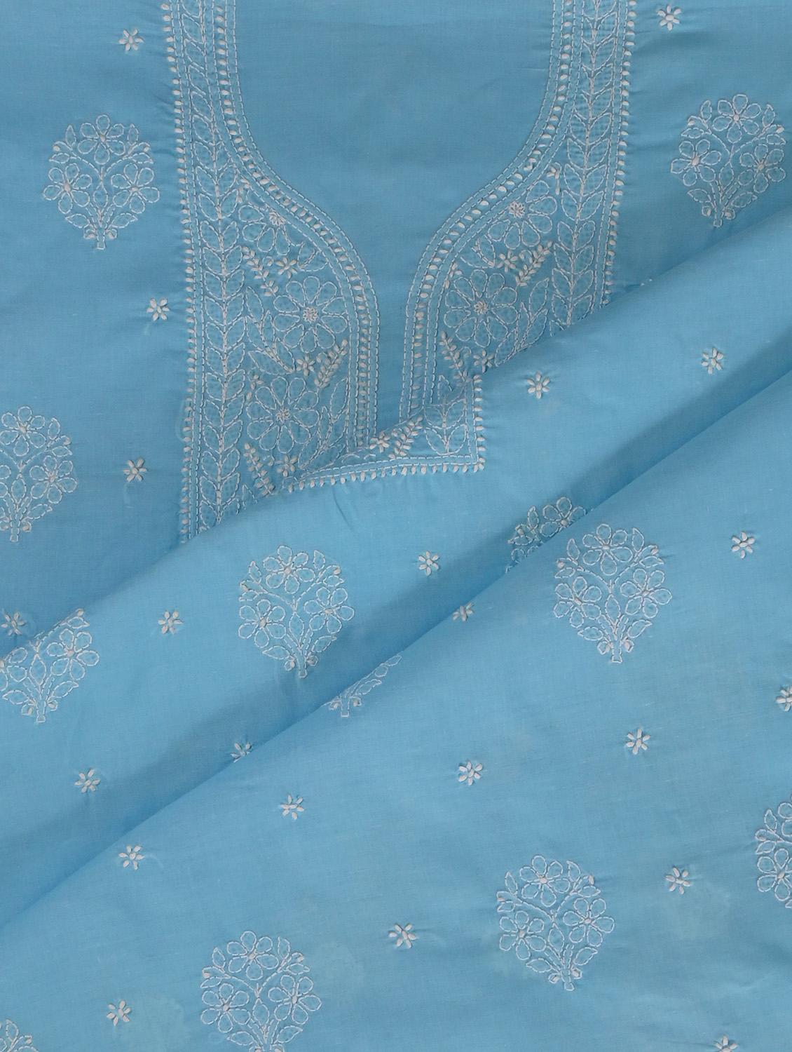 women chikankari work unstitched suit set - 21643679 - Standard Image - 2