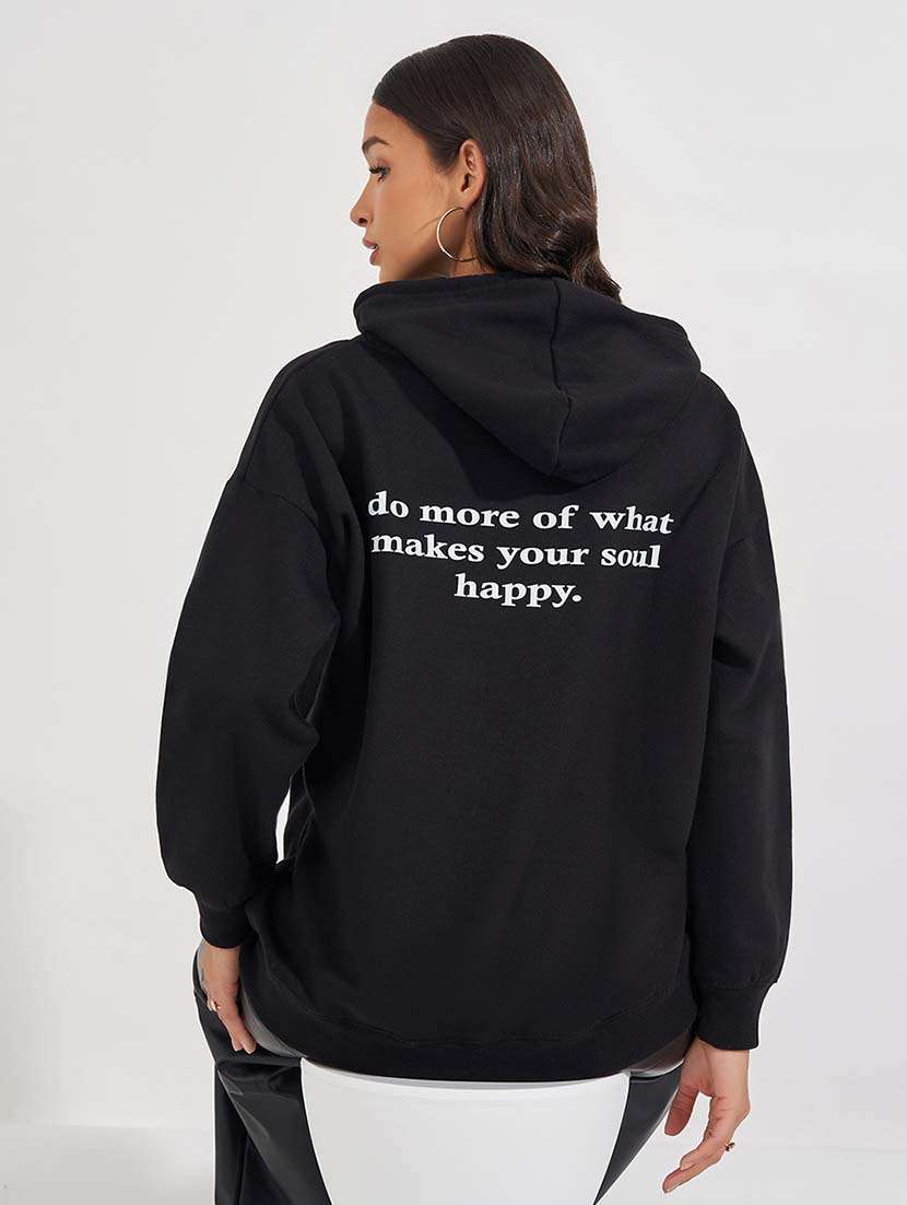women front & back print long sleeve sweatshirt - 21643724 - Standard Image - 2