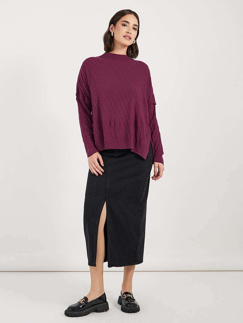 women self designed long sleeves pullover - 21643808 -  Standard Image - 2