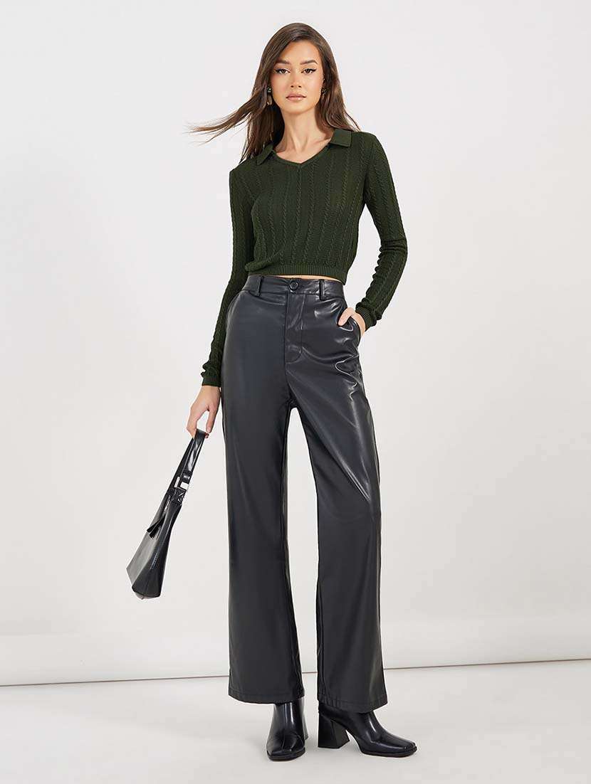 women self design long sleeve pullover - 21643815 -  Standard Image - 2