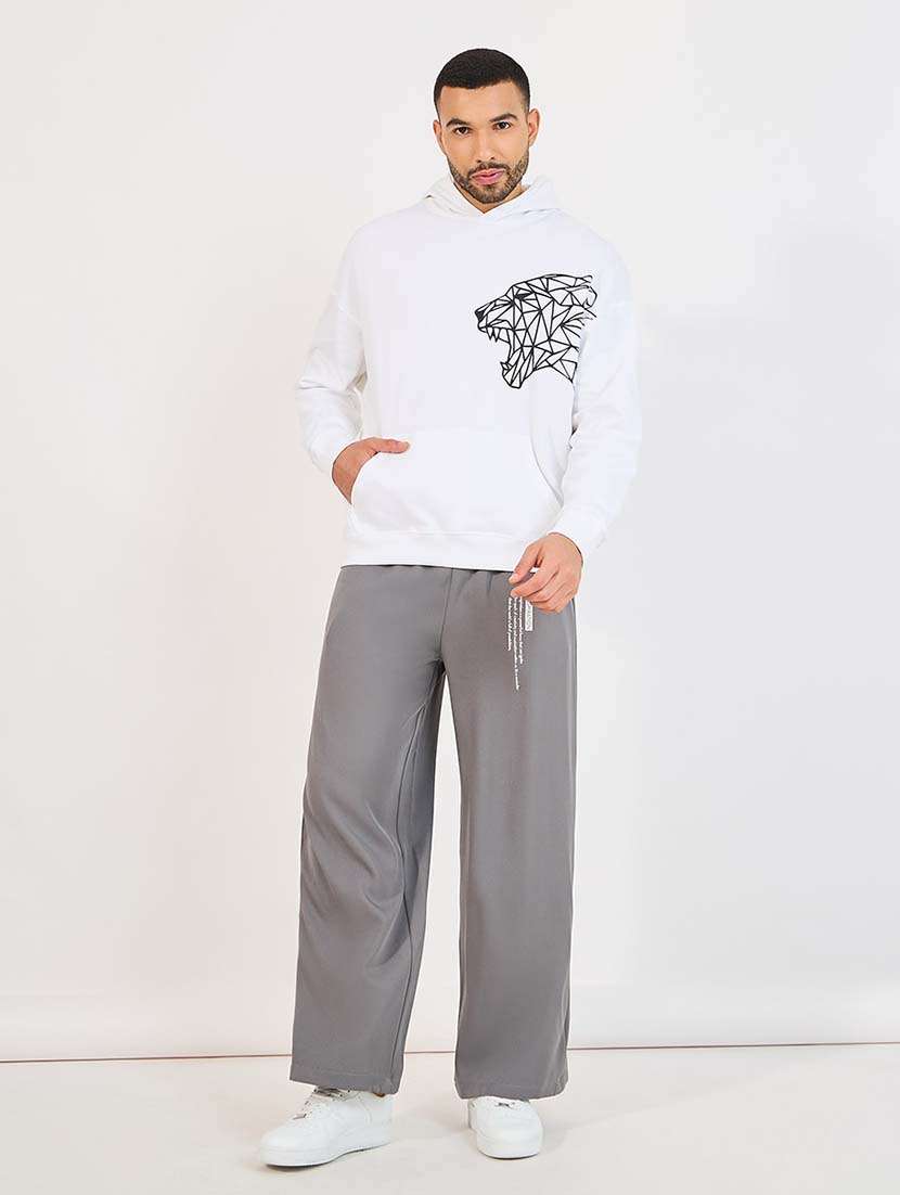 men long sleeves placement print sweatshirt - 21643924 -  Standard Image - 2