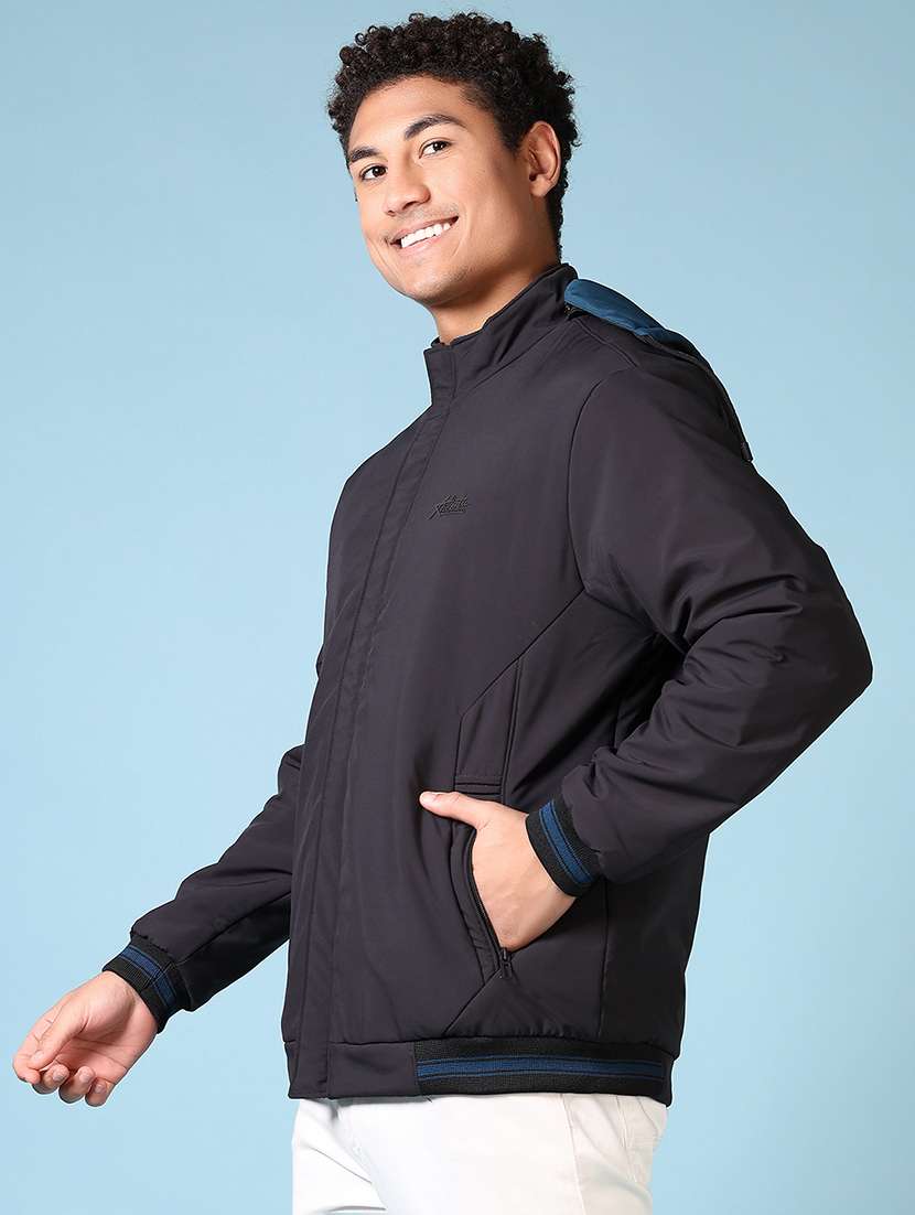 men long sleeves reversible bomber jacket - 21644097 -  Standard Image - 2