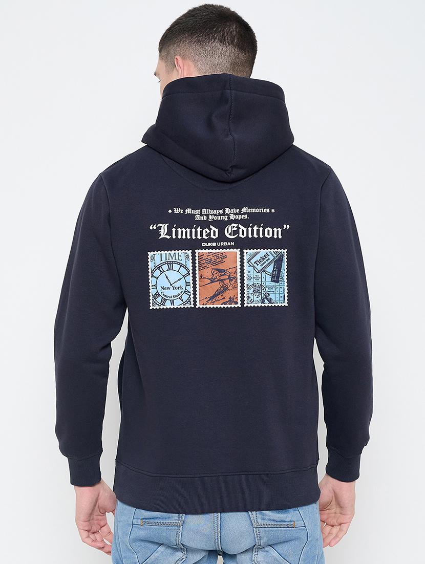 men front & back print long sleeve sweatshirt - 21644384 - Standard Image - 2