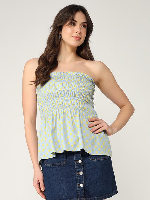 women printed tube top - 21644538 -  Standard Image - 0