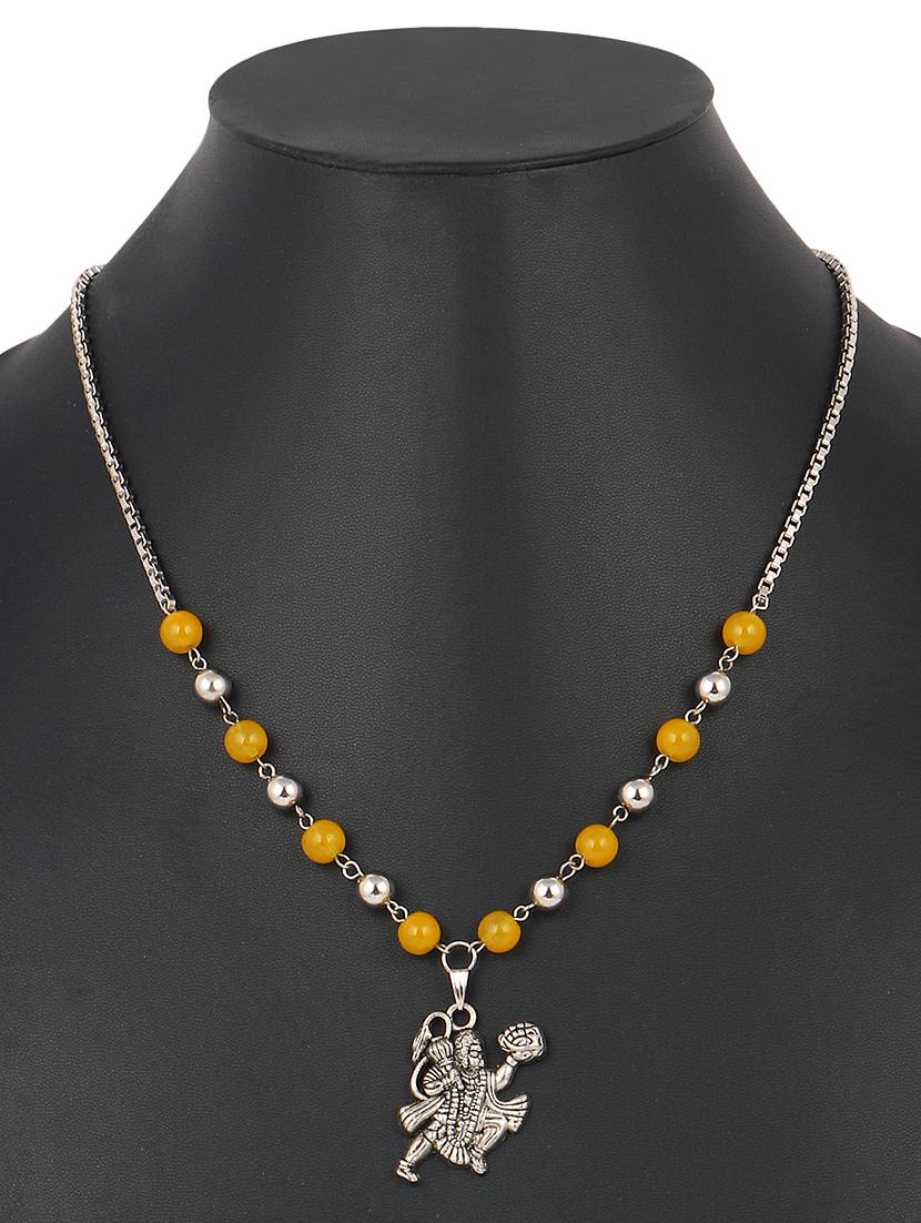 men sacred idol pendant with chain - 21645070 - Standard Image - 2