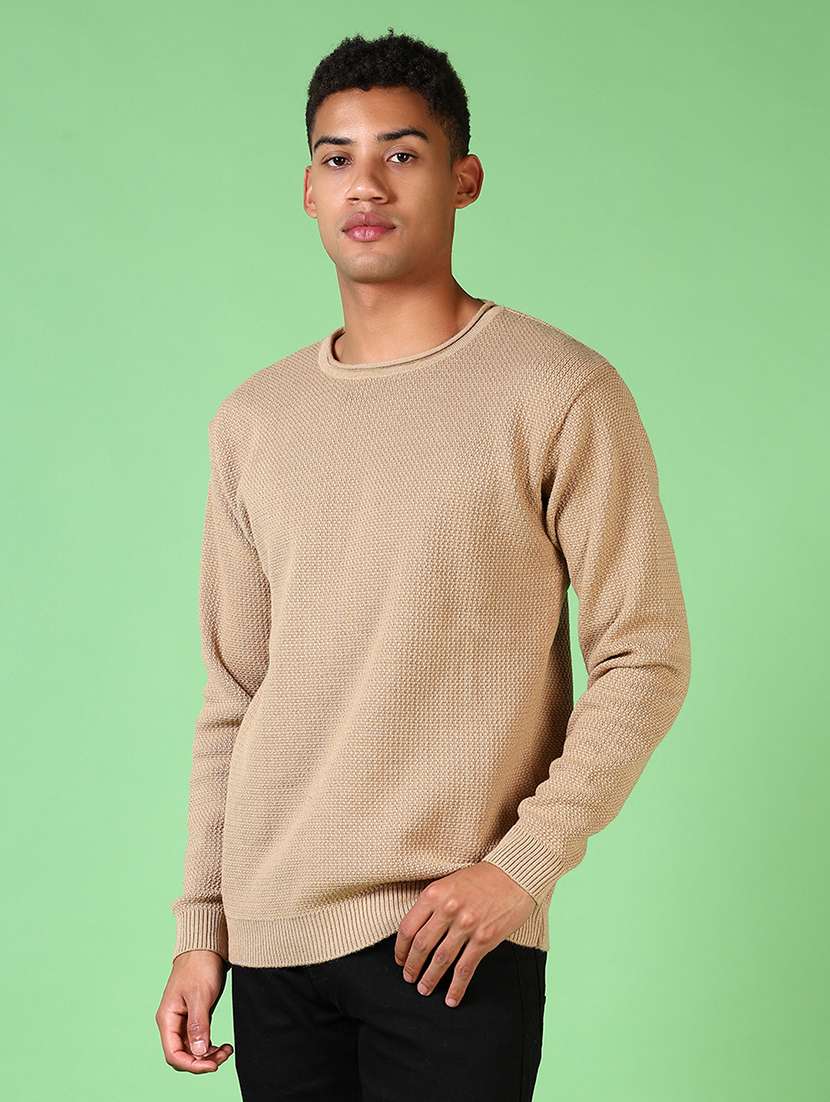 men long sleeves plain pullover - 21645086 -  Standard Image - 2