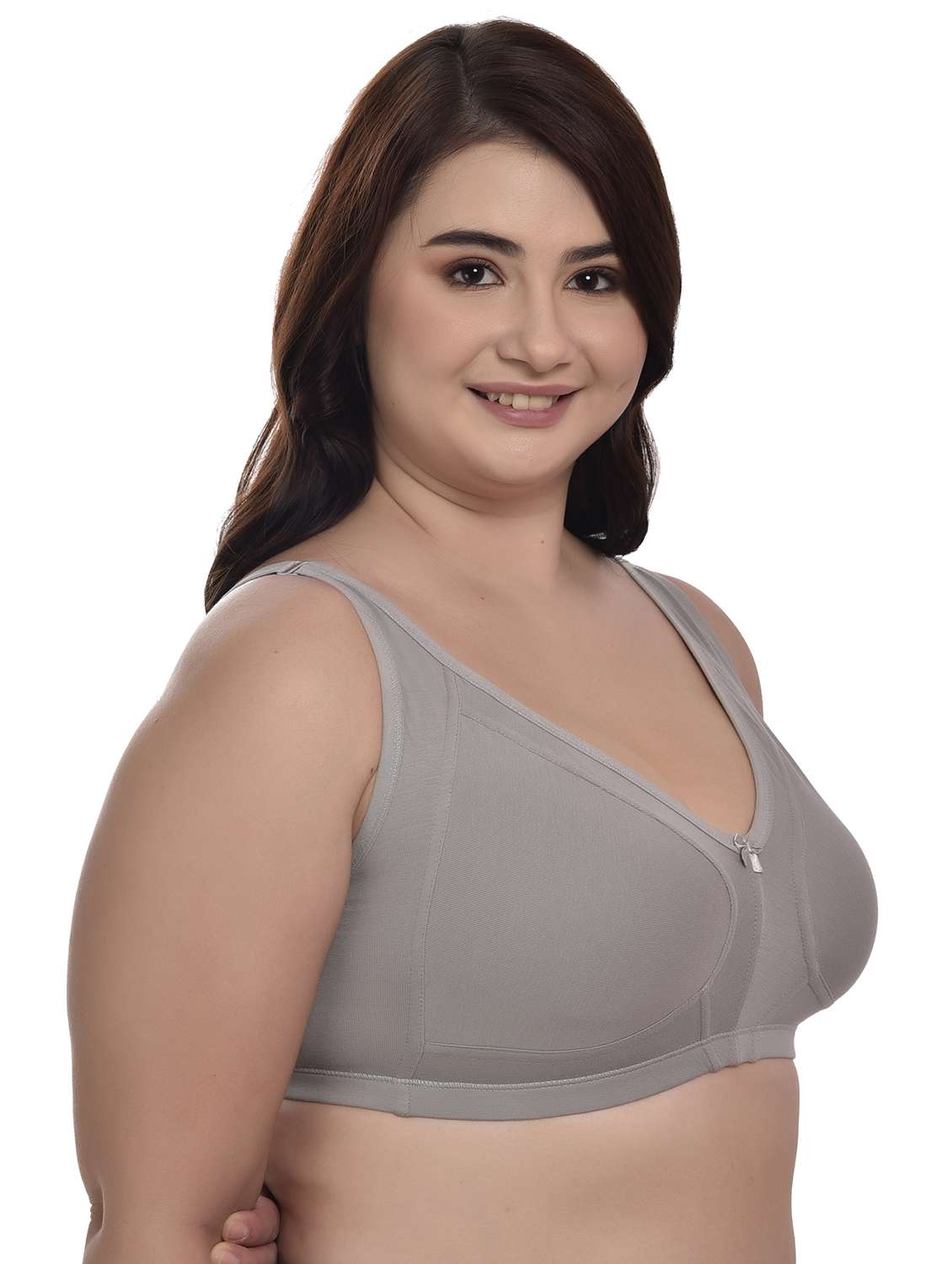 women solid plus size bra - 21645335 -  Standard Image - 2