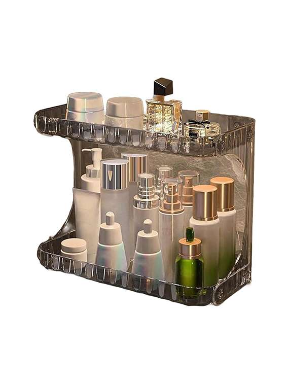 silver martini shelf rack organizer