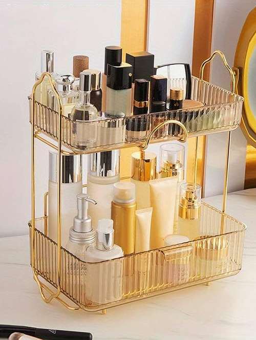 silver martini shelf rack organizer