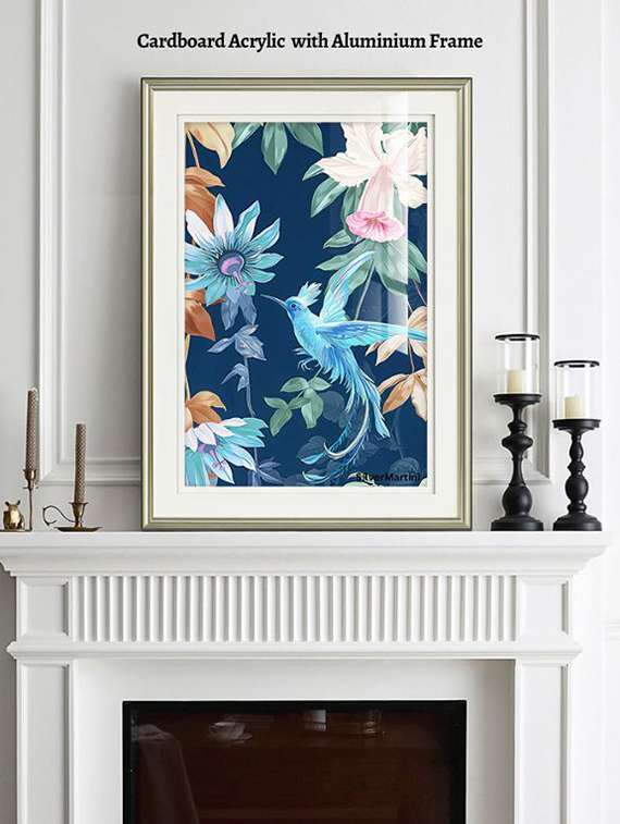 luxury bloom nature art wall painting